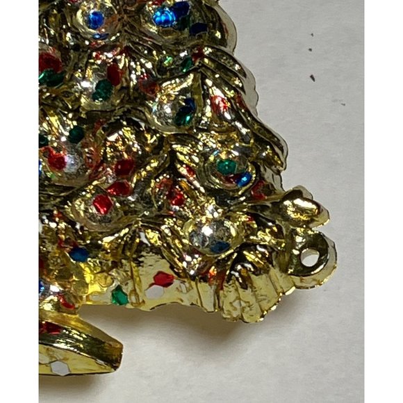 Christmas Tree Pin Brooch Holiday Jewelry - Picture 3 of 8